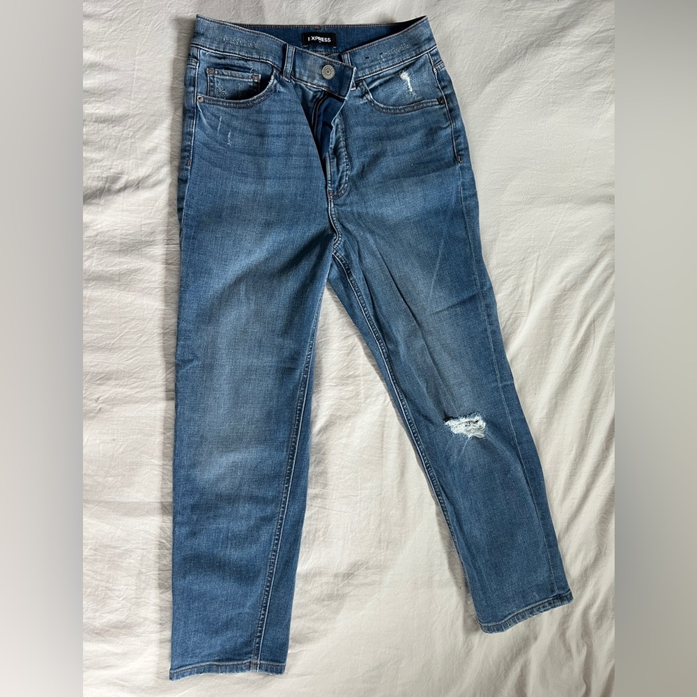 Express Women's Classic Blue Skinny Jeans